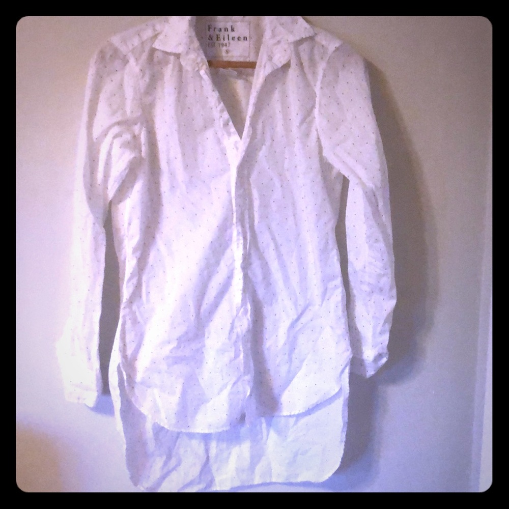 Frank and Eileen button up shirt with hearts 💕